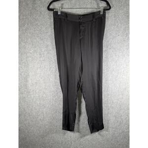 Rags & Bones Pants Women 6 Black Silk Trouser Solid‎ Academia Preppy Old Money